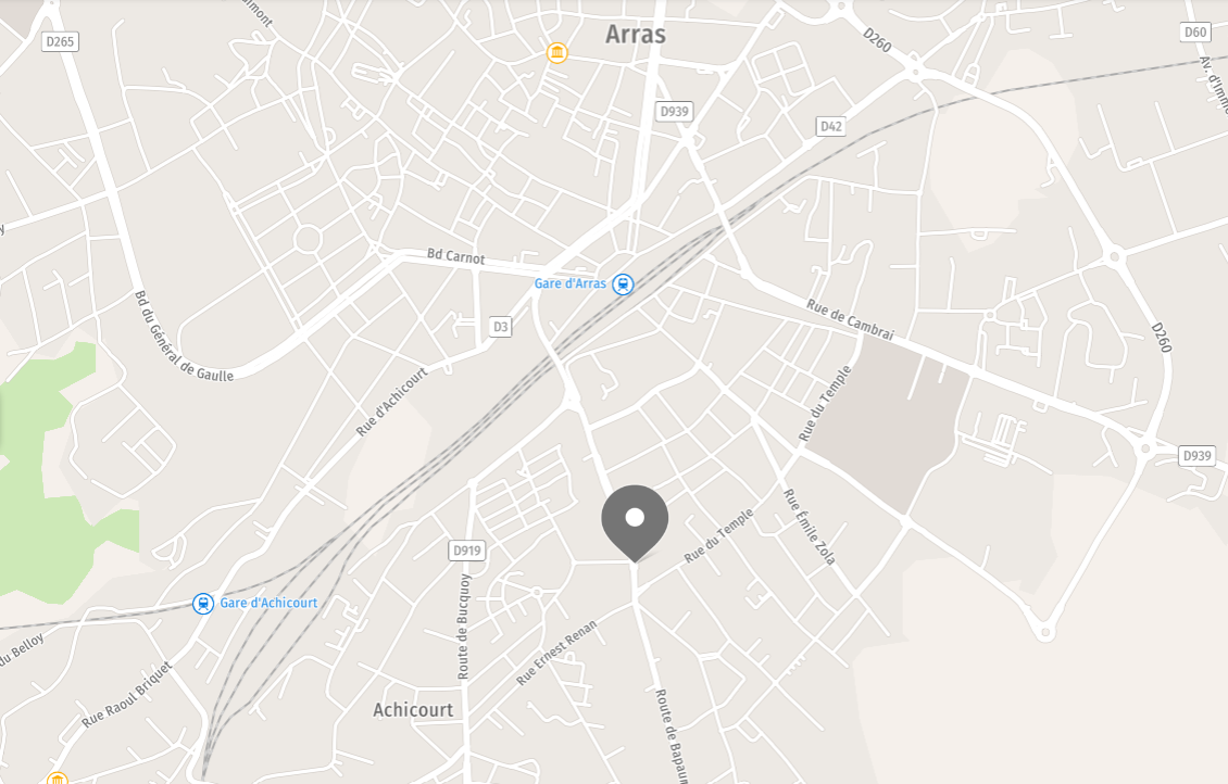 Localisation du bureau